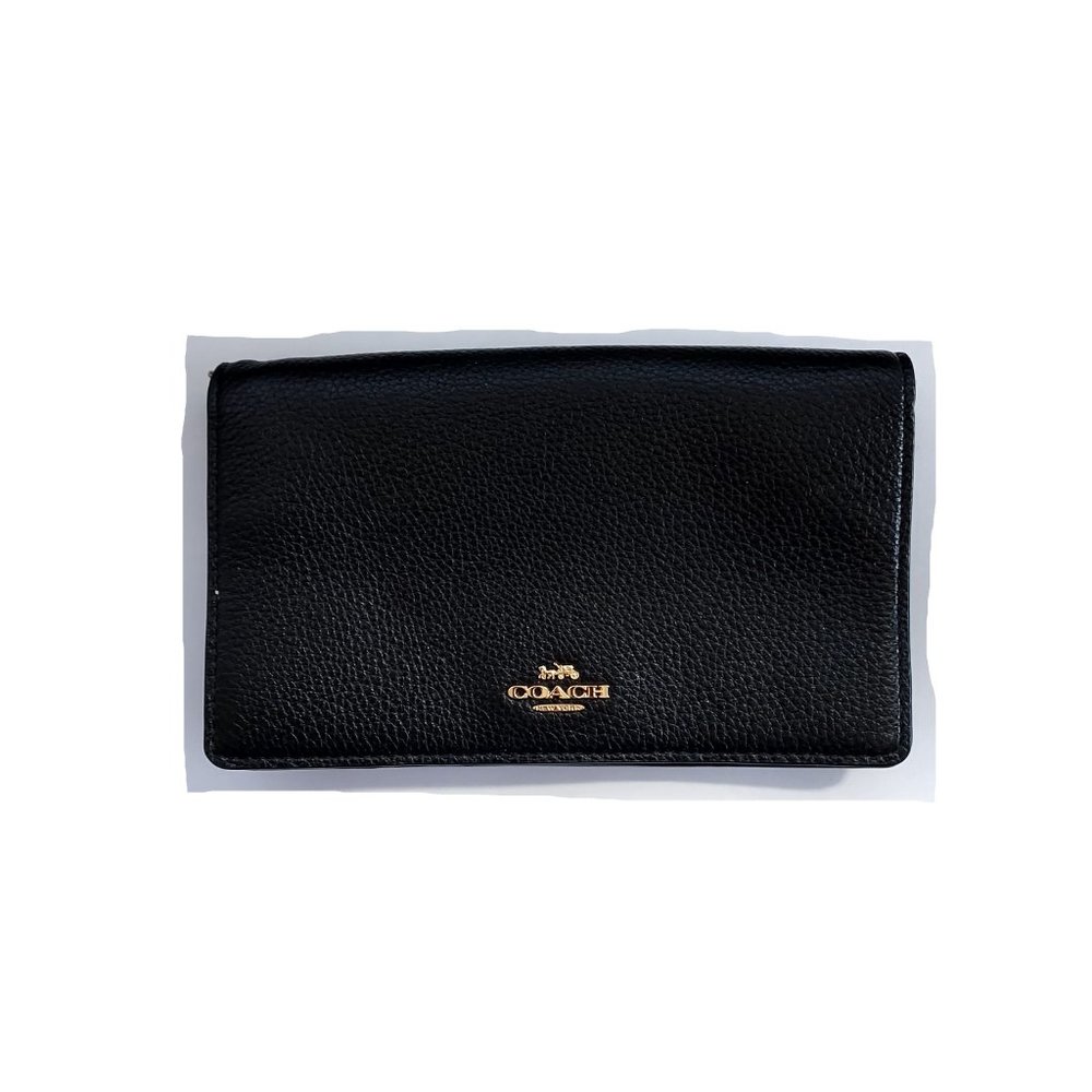 Coach Crossbody Black Leather